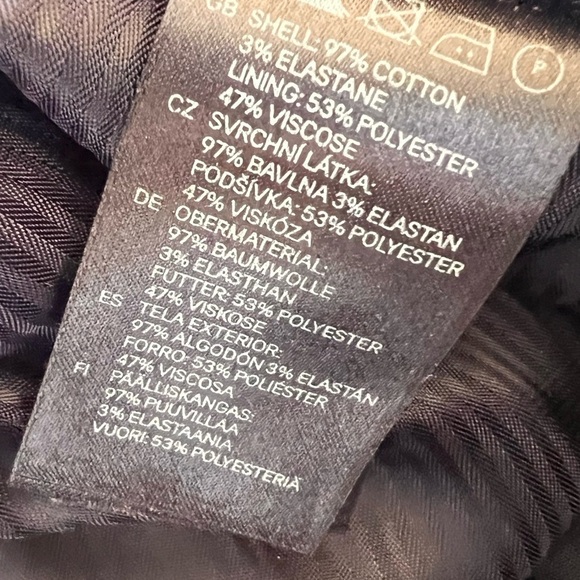 H&M 8 Polka Dot Black White Pencil Skirt Office - Picture 6 of 7